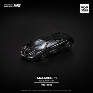 (Pre order) POPRACE 1/64 McLaren F1 – Jet Black