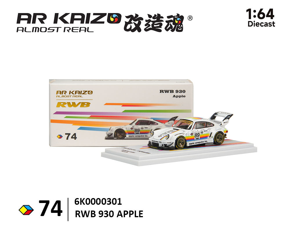 Almost Real 1:64 KAIZO RWB 993 APPLE Special Edition – White
