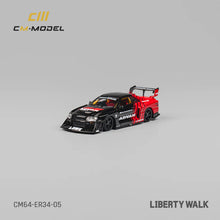 Load image into Gallery viewer, CM Model 1:64 Nissan LBWK GTR ER34 Advan