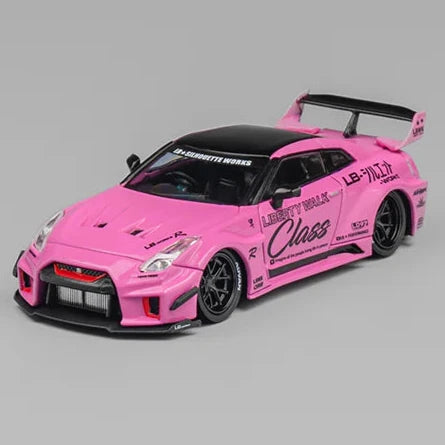 CM Model 1:64 Nissan LBWK GT35RR Pink