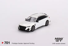 Load image into Gallery viewer, Mini GT 1:64 Audi ABT RS6-R Glacier – White Metallic – MiJo Exclusives