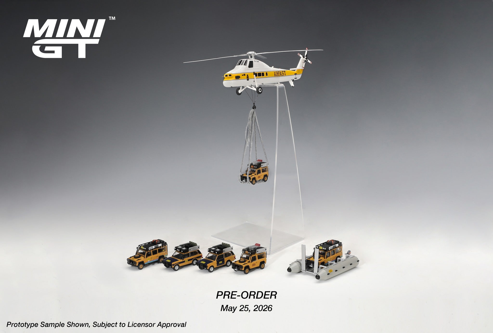 Bundle) Mini GT 1:64 Camel Trophy Set – DiecastTalk