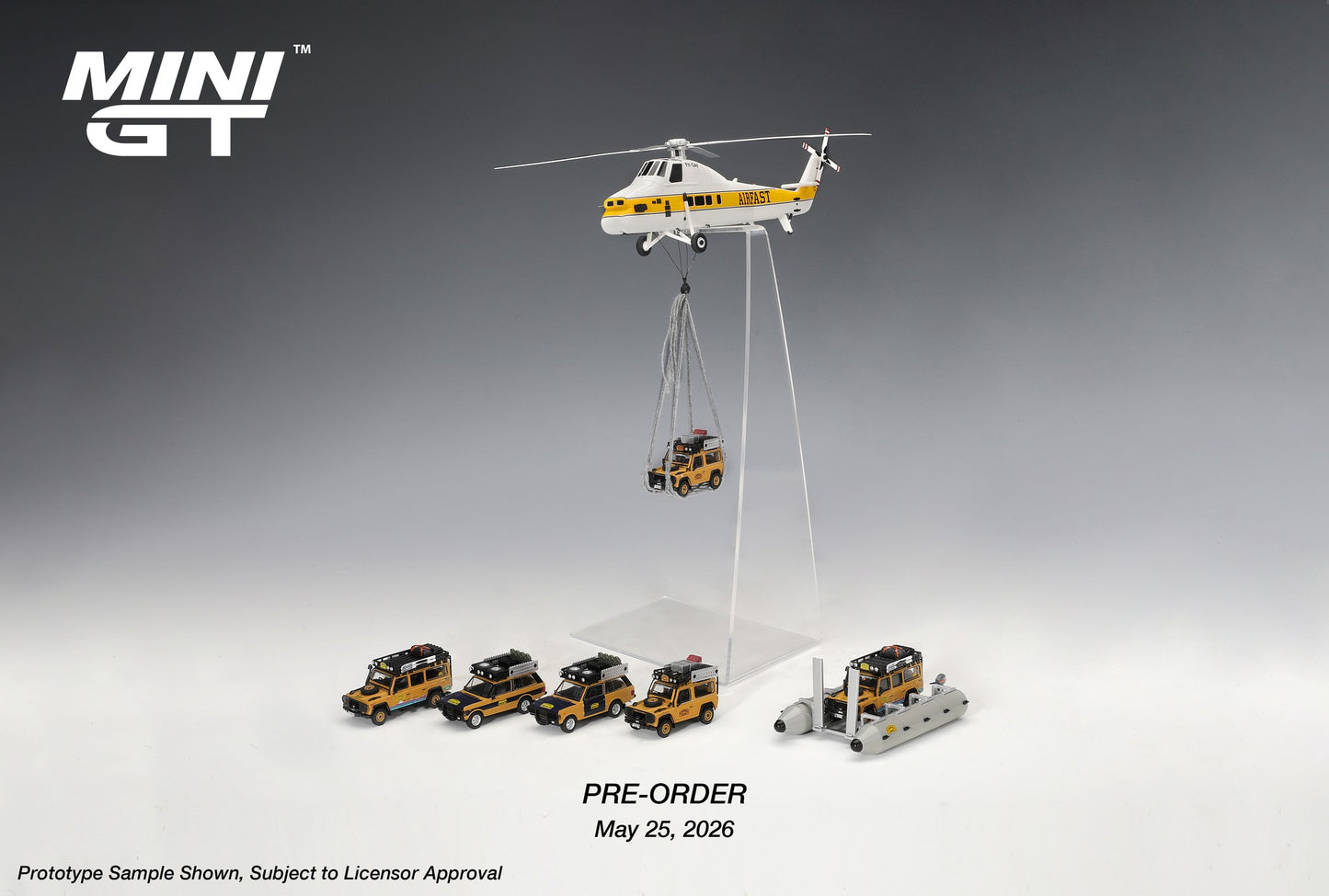 (Bundle) Mini GT 1:64 Camel Trophy Set