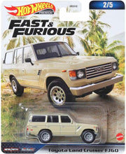 Load image into Gallery viewer, Hot Wheels Premium Fast Furious Toyota Land Cruiser FJ60