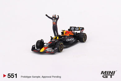 (Preorder) Mini GT 1:64 Oracle Red Bull Racing RB18 #11 Sergio Pérez 2022 Monaco Grix Winner – MiJo Exclusives
