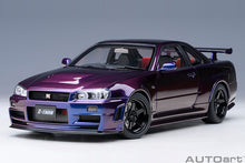 Load image into Gallery viewer, AUTOart 1:18 Nissan Skyline GT-R R34 Z-Tune Midnight Purple III