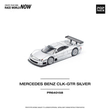 Load image into Gallery viewer, (Pre order) POPRACE 1/64 MERCEDES-BENZ AMG CLK GTR – SILVER