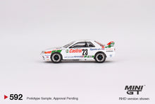 Load image into Gallery viewer, (Preorder) Mini GT 1:64 Nissan Skyline GT-R (R32) Gr. A #23 1990 Macau Guia Race Winner – MiJo Exclusives