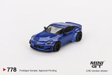 Load image into Gallery viewer, Mini GT 1:64 Nissan Z Pandem – Seiran Blue – Mijo Exclusives