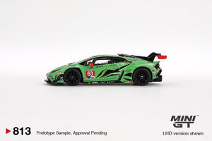 (Preorder) Mini GT 1:64 Lamborghini Huracán GT3 EVO2 #63 Iron Lynx IMSA 2023 Daytona 24 Hrs.