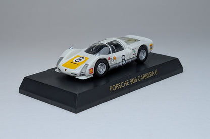 KYOSHO Porsche Minicar Collection Porsche 906 Carrera 6 #8 (White)