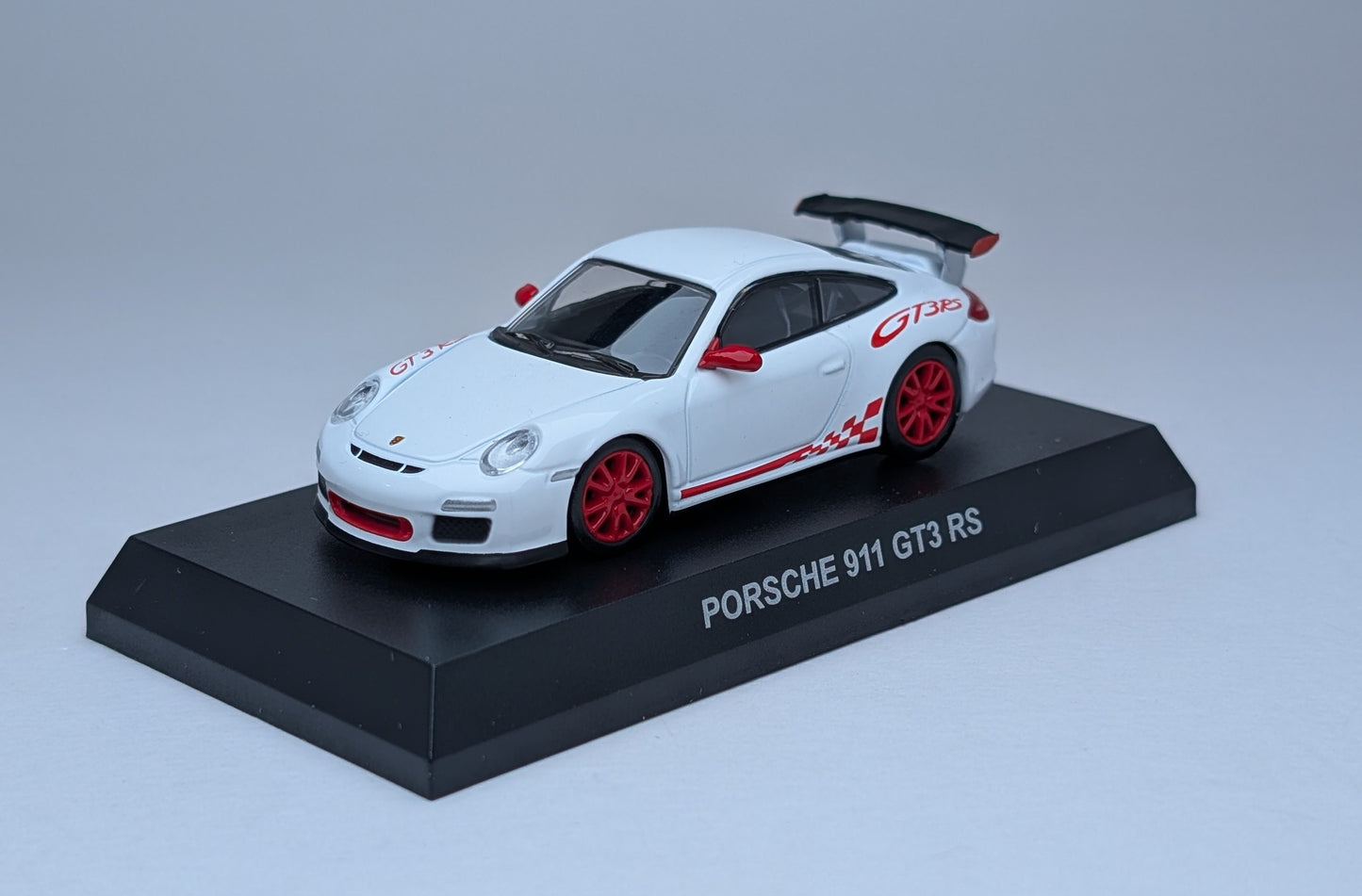 KYOSHO Porsche Minicar Collection Porsche 911 GT3 RS (White with Red Lining)