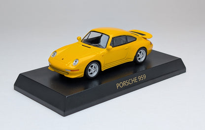 KYOSHO Porsche Minicar Collection Porsche 959 (Yellow)