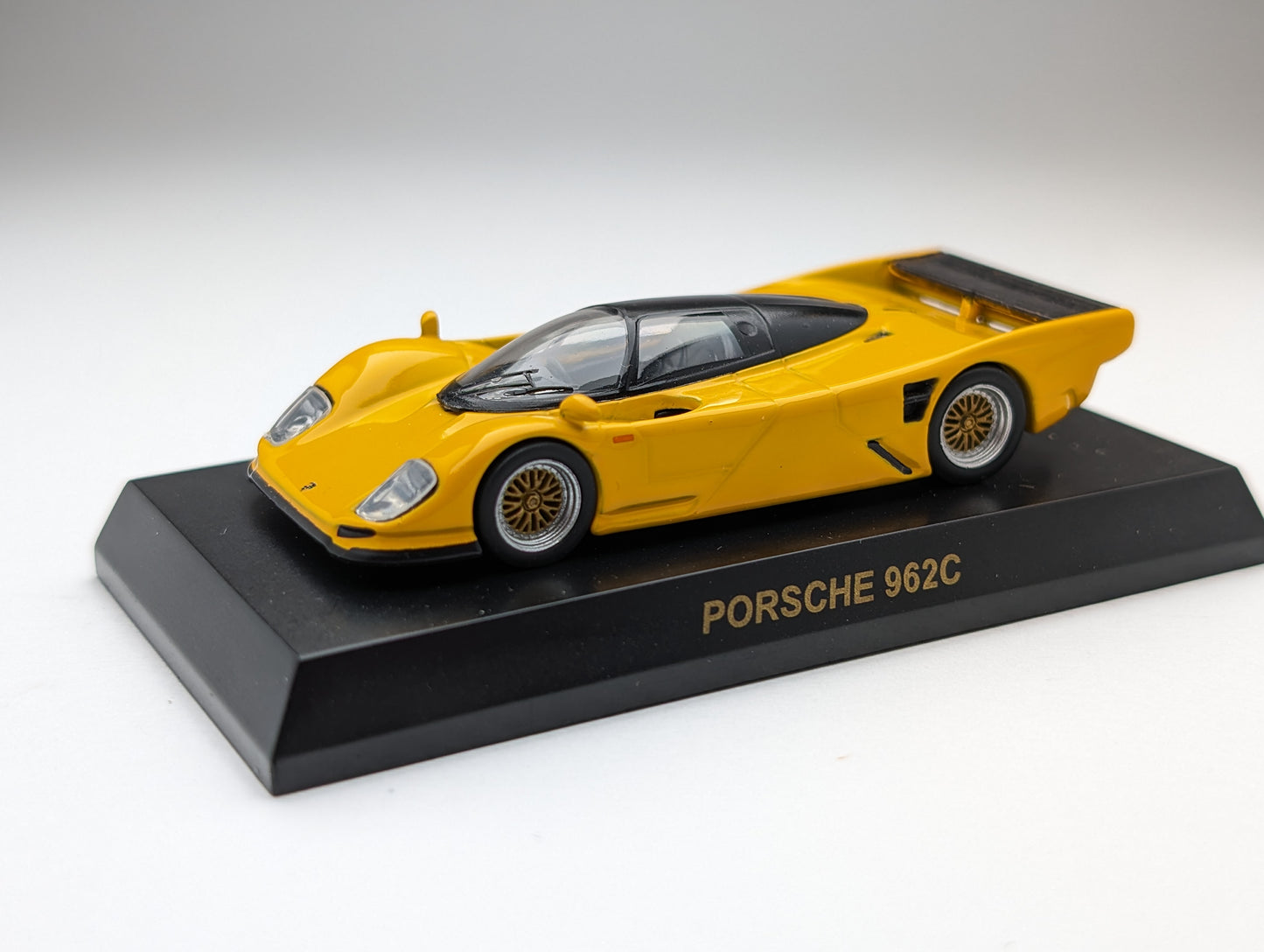 KYOSHO Porsche Minicar Collection Porsche 962C (Yellow)