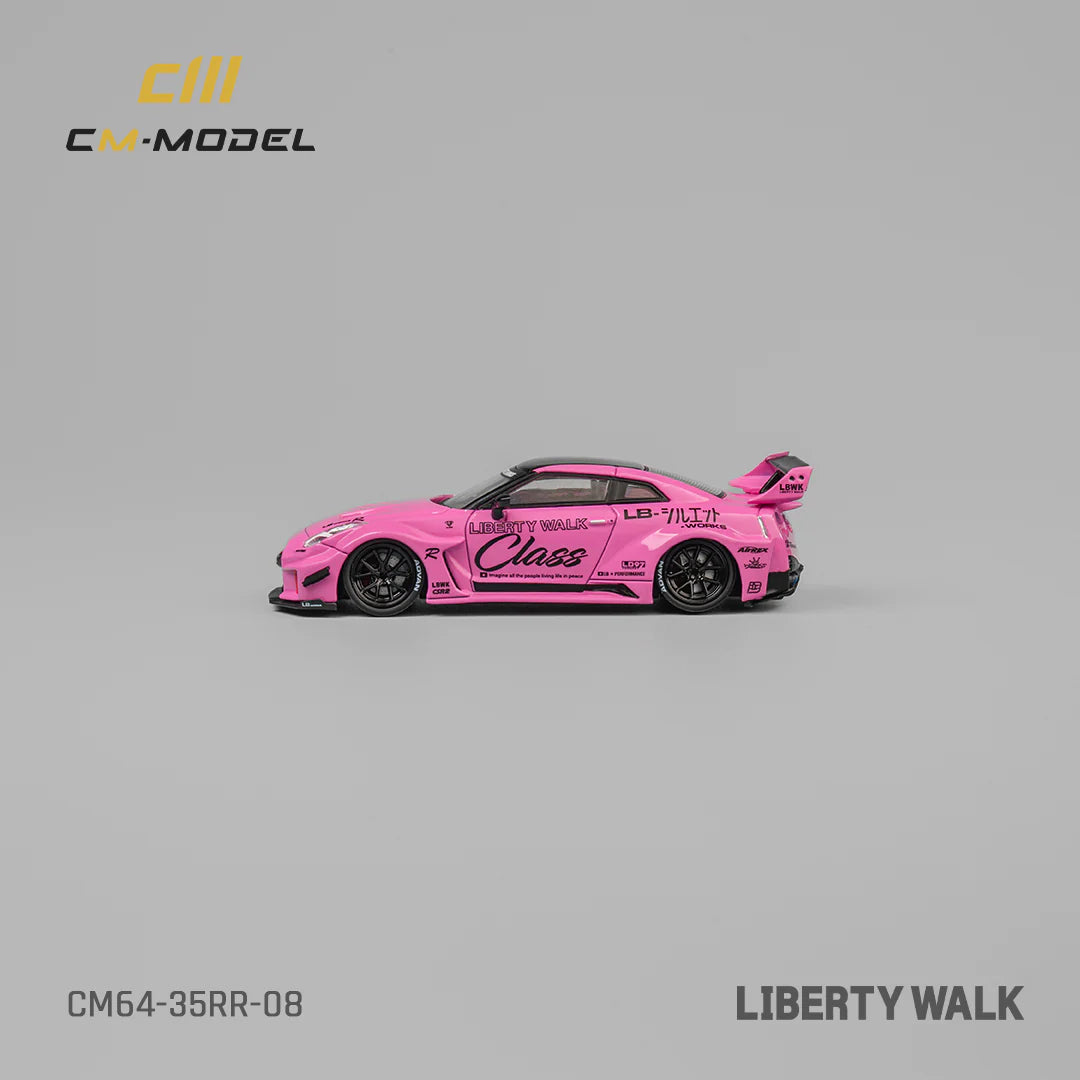CM Model 1:64 Nissan LBWK GT35RR Pink – DiecastTalk