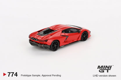 Mini GT 1:64 Lamborghini Revuelto  Arancio Dac Lucido