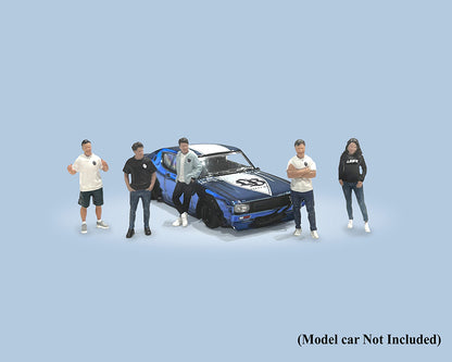 American Diorama 1:64 Figures Liberty Walk Team – Mijo Exclusives