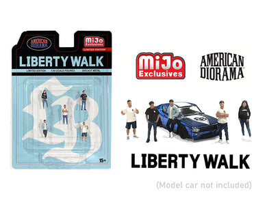 (Preorder) American Diorama 1:64 Figures Liberty Walk Team – Mijo Exclusives