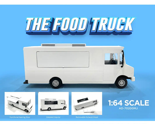 American Diorama 1:64 Food Truck Plain White Truck – MiJo Exclusives