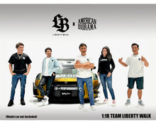 Load image into Gallery viewer, (Preorder) American Diorama 1:18 Figures Team Liberty Walk – (Set of 5 figures) – Mijo Exclusives
