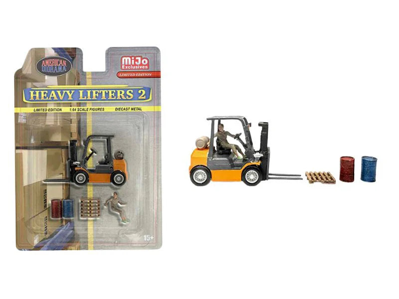 American Diorama 1:64 Figures Heavy Lifters Forklift 2