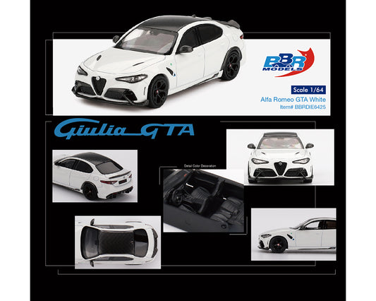 BBR Models 1:64 Alfa Romeo Giulia GTA – White