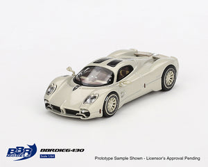 (Preorder) BBR Models 1:64 Pagani Utopia Presentation Grigio Rinascimento – Limited Edition