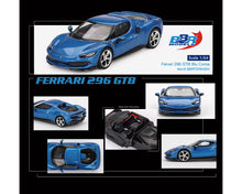 Load image into Gallery viewer, (Preorder) BBR Models 1:64 Ferrari 296 GTB – Blu Corsa – Limited Edition