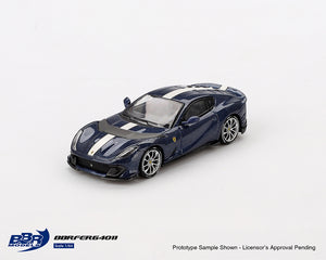 (Preorder) BBR Models 1:64 Ferrari 812 Competitizone Blue Tour De France – Limited Edition