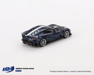 (Preorder) BBR Models 1:64 Ferrari 812 Competitizone Blue Tour De France – Limited Edition