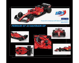 (Preorder) BBR Models 1:64 Ferrari SF23 #16 C. Leclerc 2023 Bahrain GP – Limited Edition