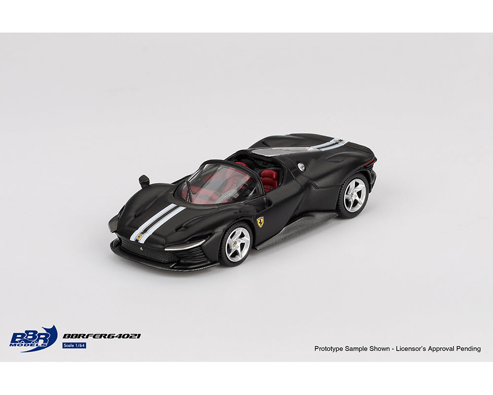 (Preorder) BBR Models 1:64 Ferrari Daytona SP3 – Matt Black – Limited Edition