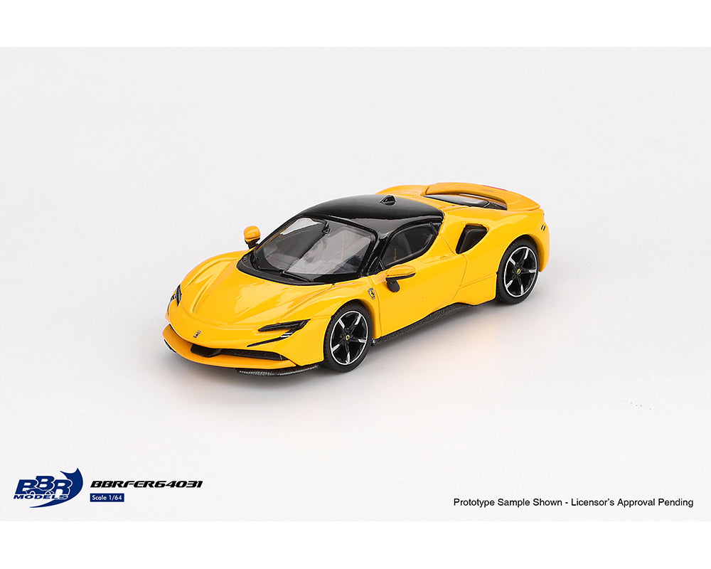 BBR Models 1:64 Ferrari SF90 – Giallo Modena Yellow – Limited Edition