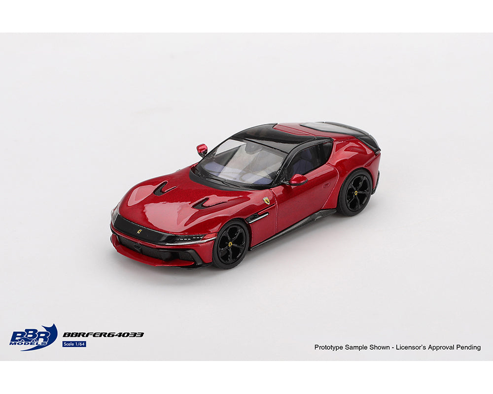 Preorder) BBR Models 1:64 Ferrari 12 Cilindri – Rosso Imola