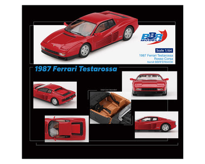 BBR 1:64 1987 Ferrari Testarossa – Rosso Corsa
