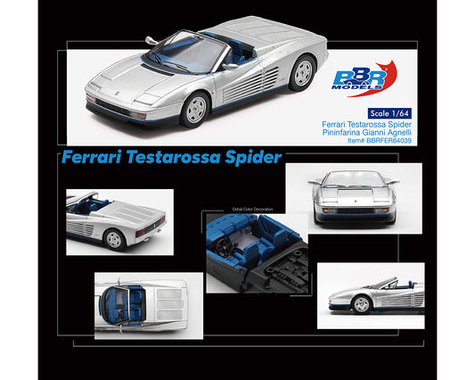 BBR Models 1:64 Ferrari Testarossa Spider – Pininfarina Gianni Agnelli – Limited Edition