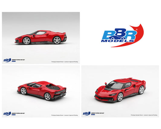 BBR 1:64 Ferrari 296 Speciale – Rosso Corsa Red – Limited Edition