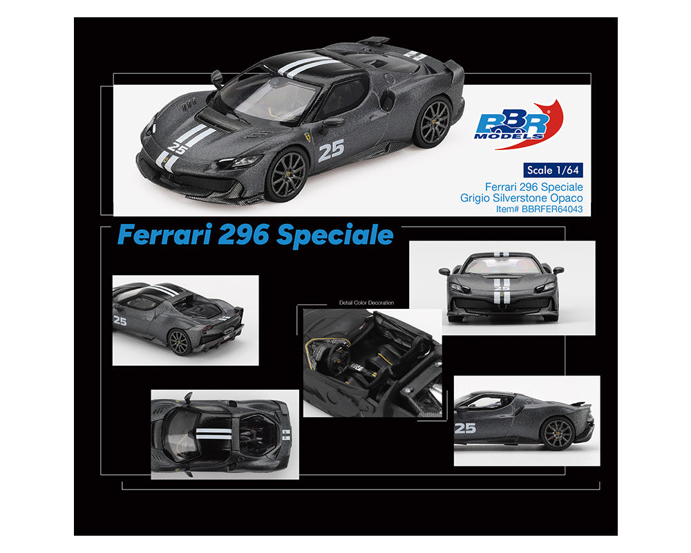 Miniature BBR 1/43 - Ferrari 296 GTS Spider - Résine - Modèle De Collection Occasion