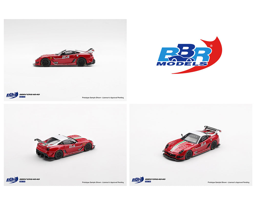 バリバ bbr BBR Models 1:64 Ferrari 599XX EVO #24 – Red – Limited Edition