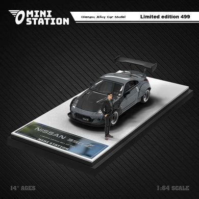 Mini Station 1:64 Nissan 350Z Fast and Furious Tokyo Drift DK with Fig