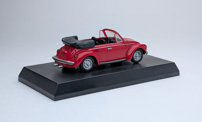 KYOSHO 1/64 Volkswagen Series MiniCar Collection Volkswagen Beetle Convertible (Red)
