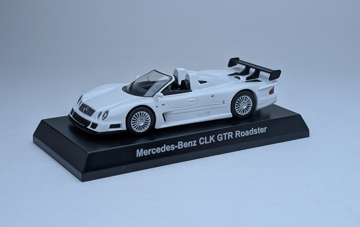 KYOSHO 1/64 Minicar Collection Mercedes-BenzCLK GTR Roadster (White)