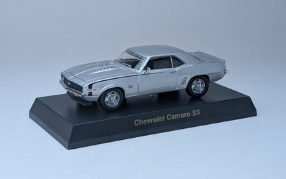 KYOSHO 1:64 USA Sports Car Minicar Collection Chevrolet Camaro SS (Silver)