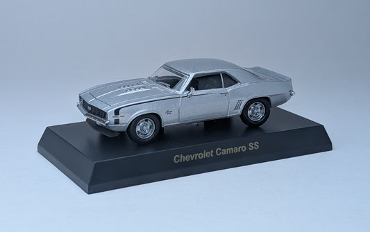KYOSHO 1:64 USA Sports Car Minicar Collection Chevrolet Camaro SS (Silver)
