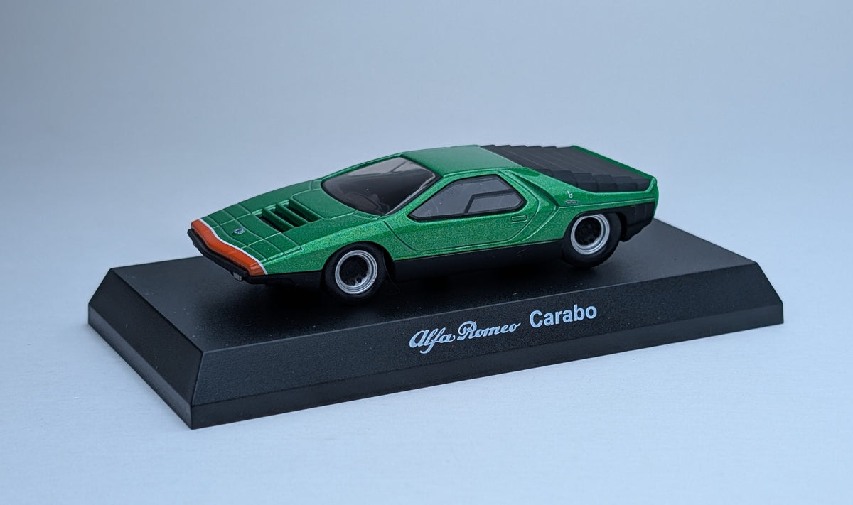 KYOSHO 1/64 Alfa Romeo Minicar Collection AlfaRomeo Carabo (Green)