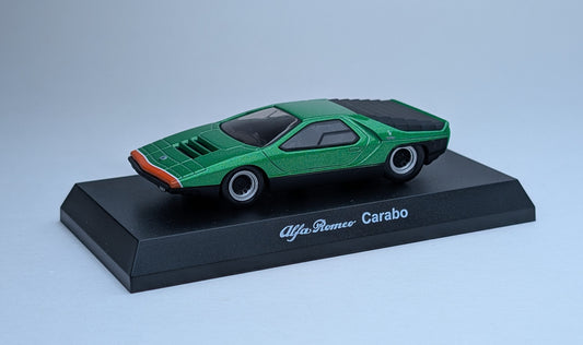 KYOSHO 1/64 Alfa Romeo Minicar Collection AlfaRomeo Carabo (Green)