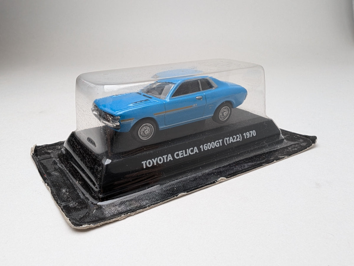 Kyosho 1:64 Miniature Collection Toyota Celica 1600GT (TA22) 1970 (Blue)