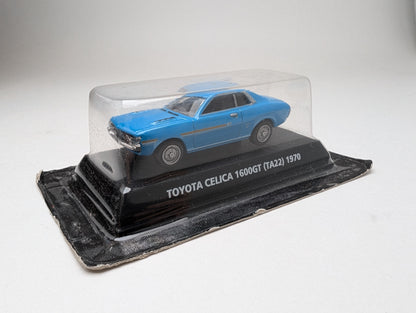Kyosho 1:64 Miniature Collection Toyota Celica 1600GT (TA22) 1970 (Blue)