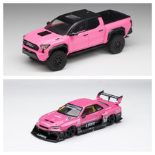 Load image into Gallery viewer, Bundle DiecastTalk Exclusive Pink Tacoma 3.0 + MiniGT Nissan LB-ER34 Pink (PRE-SALE)