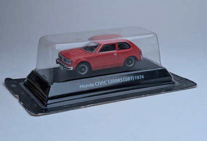 KYOSHO Honda Minicar Collection Honda CIVIC 1200RS (SB1) 1974 (Red)